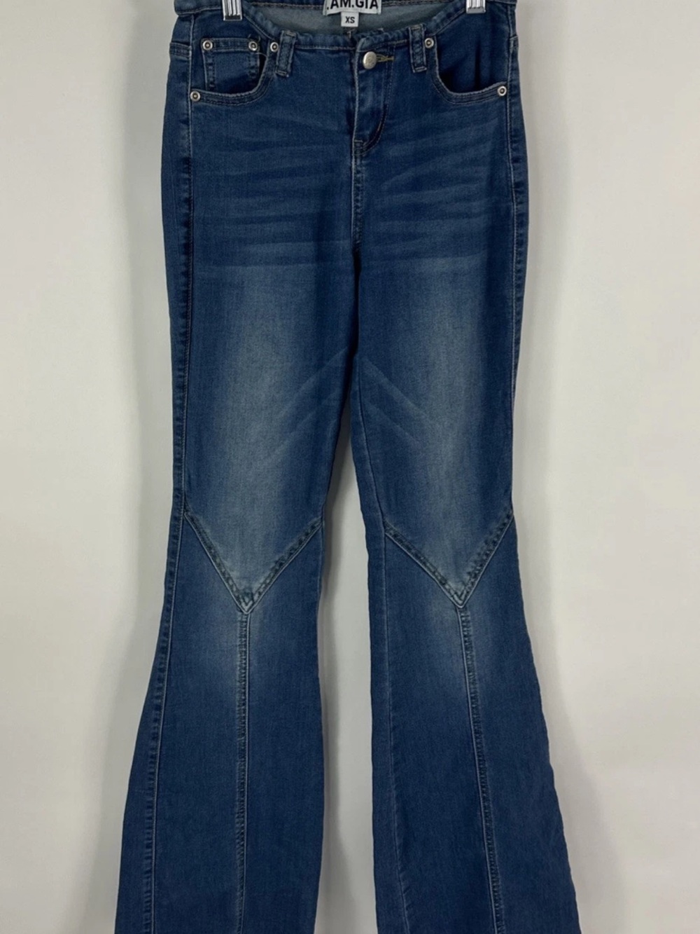 I am Gia Women's Dark Blue Flared Jeans